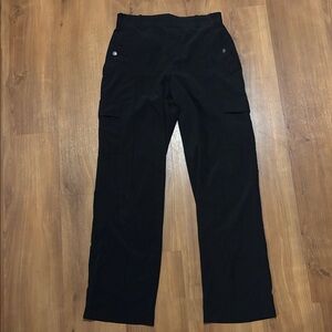 Athleta Black Cargo Dress Pant 8